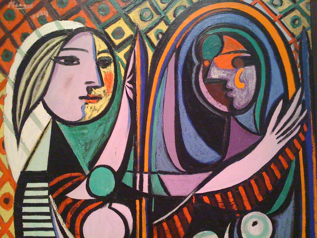 Girl Before a Mirror by Pablo Picasso