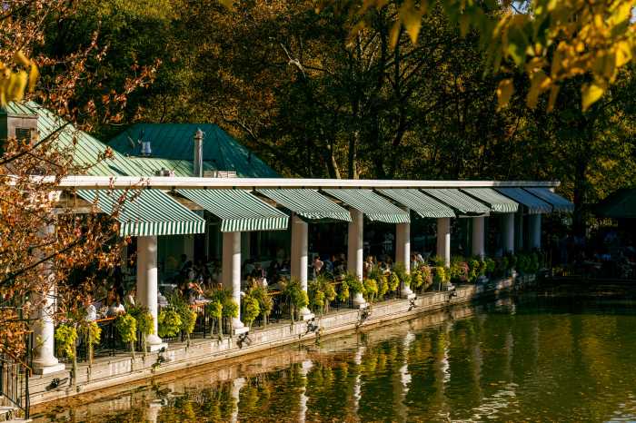 Central Park Boathouse.