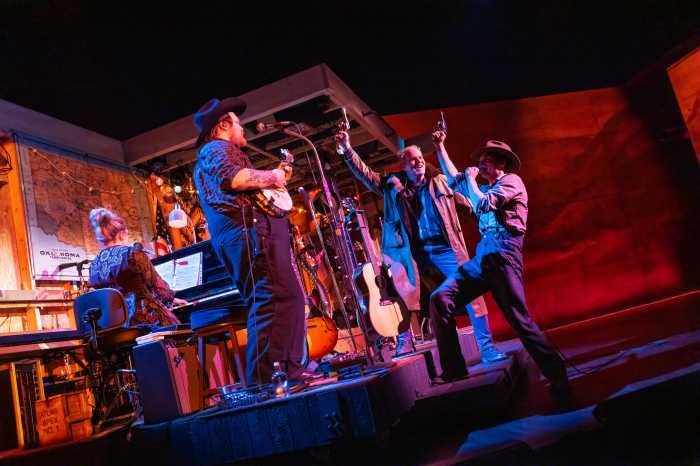 The cast of "Dead Outlaw"