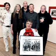 Whip it good! Devo’s visual new wave legacy honored in Lower East Side photo exhibit 12 Devo photo exhibit band members with photographers on Lower East Side