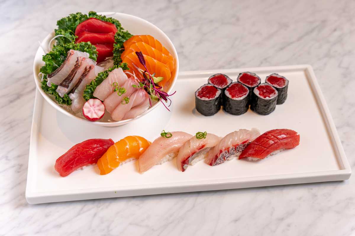 A selection of Fushimi's sushi.