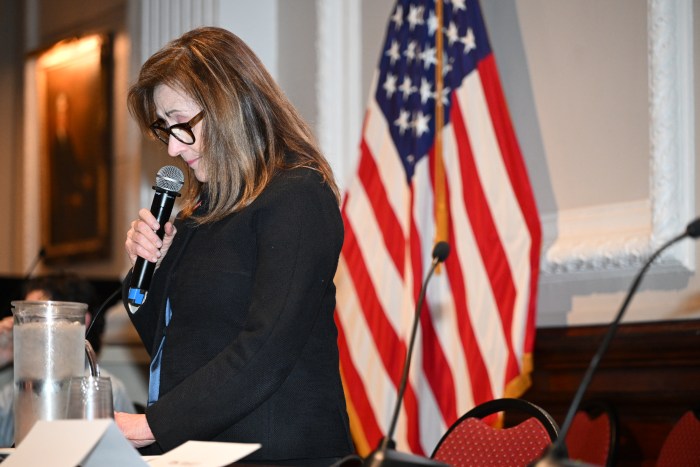 Beth Finkel, State Director, New York State Office, AARP, laid out the top priorities for voters over the age of 50. 