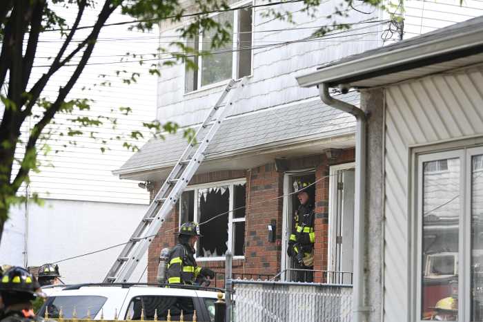 A fire in a two story Brooklyn house left three people with minor injuries on Friday, May 16.