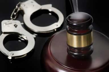 Law legal issue concept image gavel handcuffs background