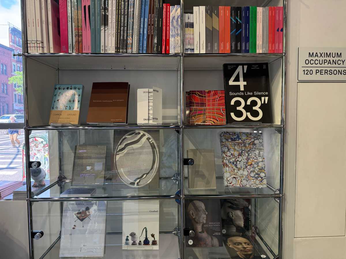 Books at The Swiss Institute.
