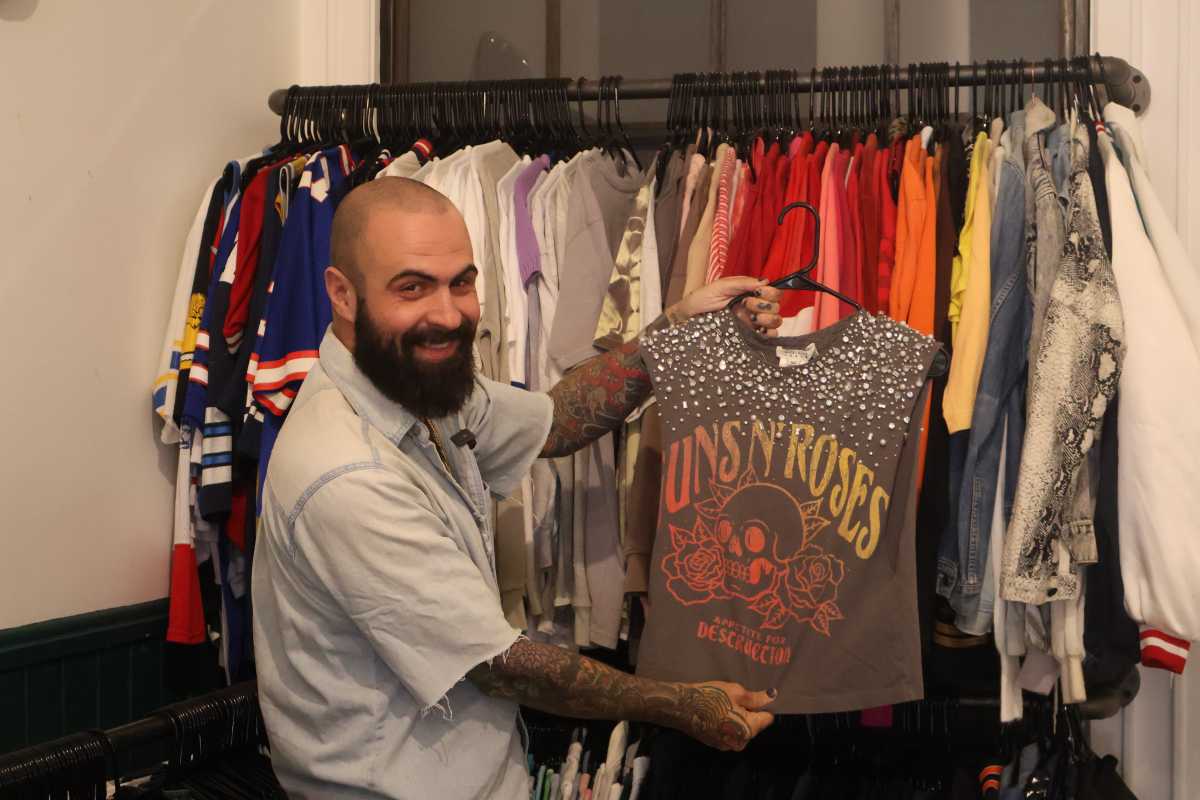 Brett David, owner of Ludlow Vintage Supply.