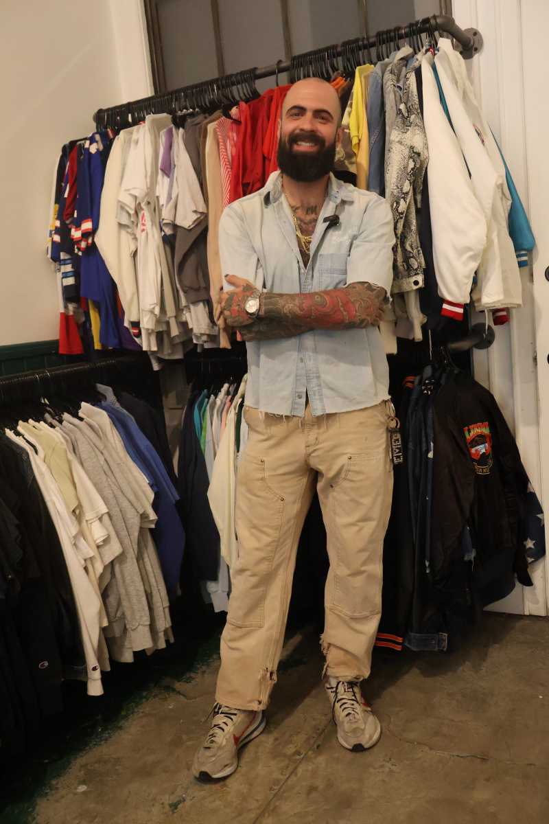 Brett David, owner of Ludlow Vintage Supply.