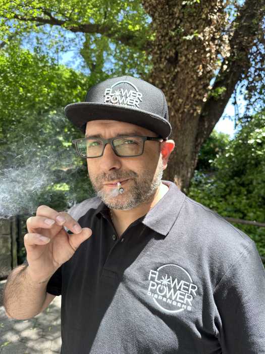 Angelo Kitkas, owner of Flower Power Dispensary.