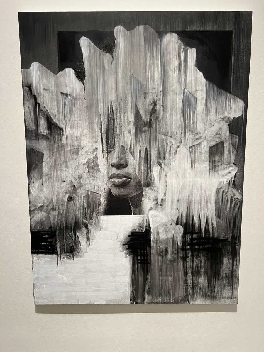 "Head on Ice #3" by Lorna Simpson