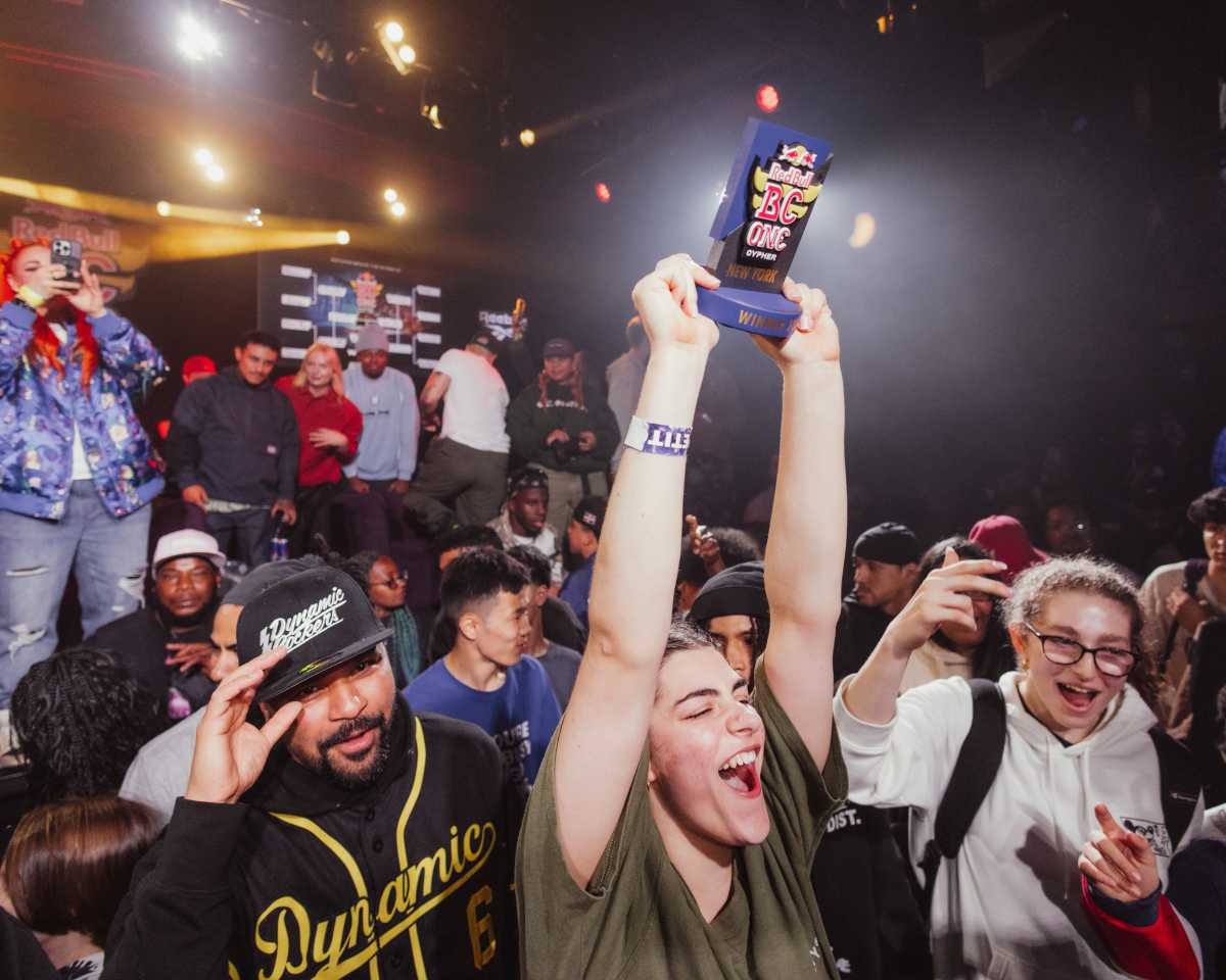 B-Girl Krazy won her category at Red Bull BC One New York