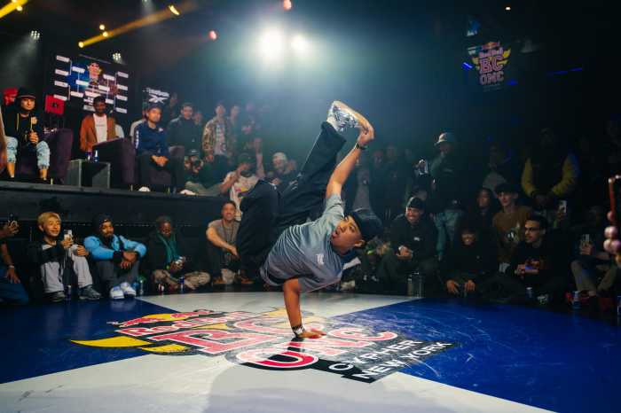 Kid Break performs at Red Bull BC One Cypher in New York, New York on May 9, 2025.