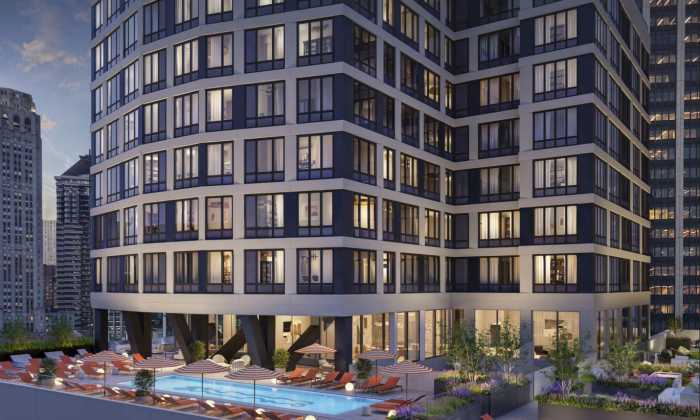 Back to business: Downtown and Midtown Manhattan sees boost in office visits, new data shows 2 Renderings of the recently converted former banking and newspaper HQ at 25 Water Street .