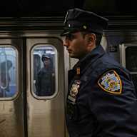 Man shoved onto Midtown subway tracks in unprovoked attack, NYPD says 16 Police officer at a Brooklyn subway station