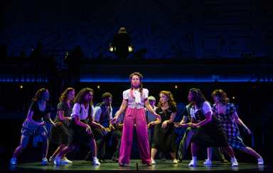 The cast of "Wonderful Town" at Encores!