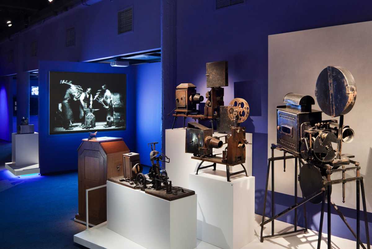 Executive Director Aziz Isham brings new life to Museum of the Moving Image in Queens 5 Early projectors, in Behind the Screen, the core exhibition at Museum of the Moving Image