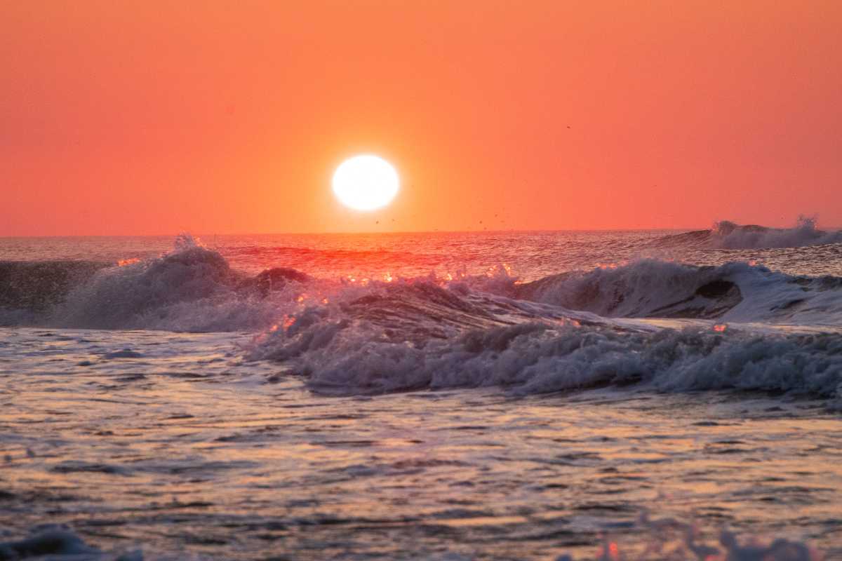 Ocean waves in Avalon, NJ.