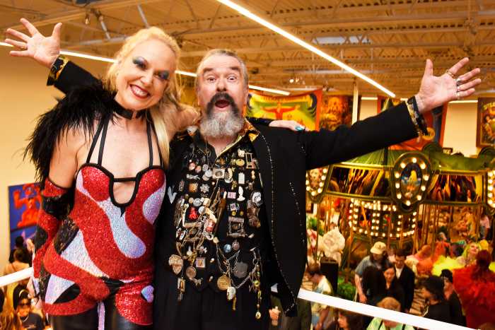 Joe Coleman with Whitney Ward for Carnival burlesque show