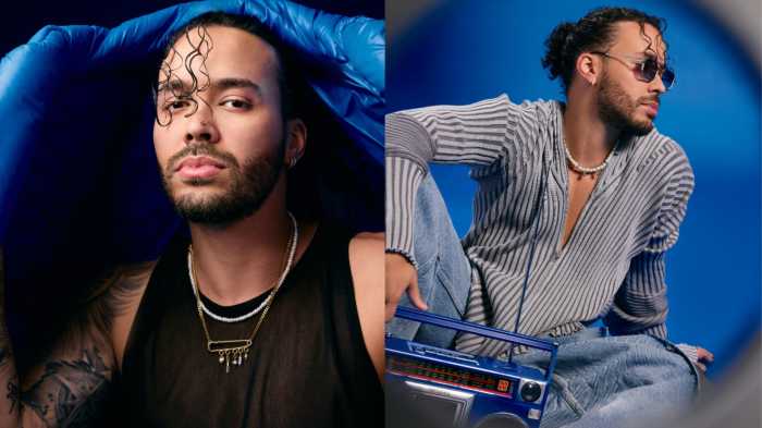 Two photos of Prince Royce