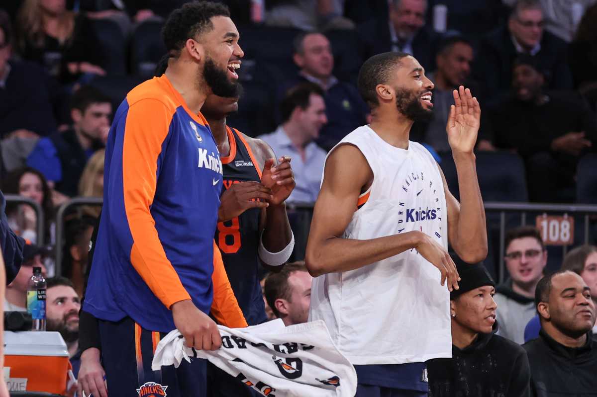 Knicks Karl-Anthony Towns Mikal Bridges