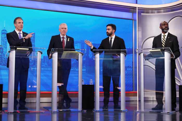 Democratic mayoral candidates spar with Andrew Cuomo on debate stage