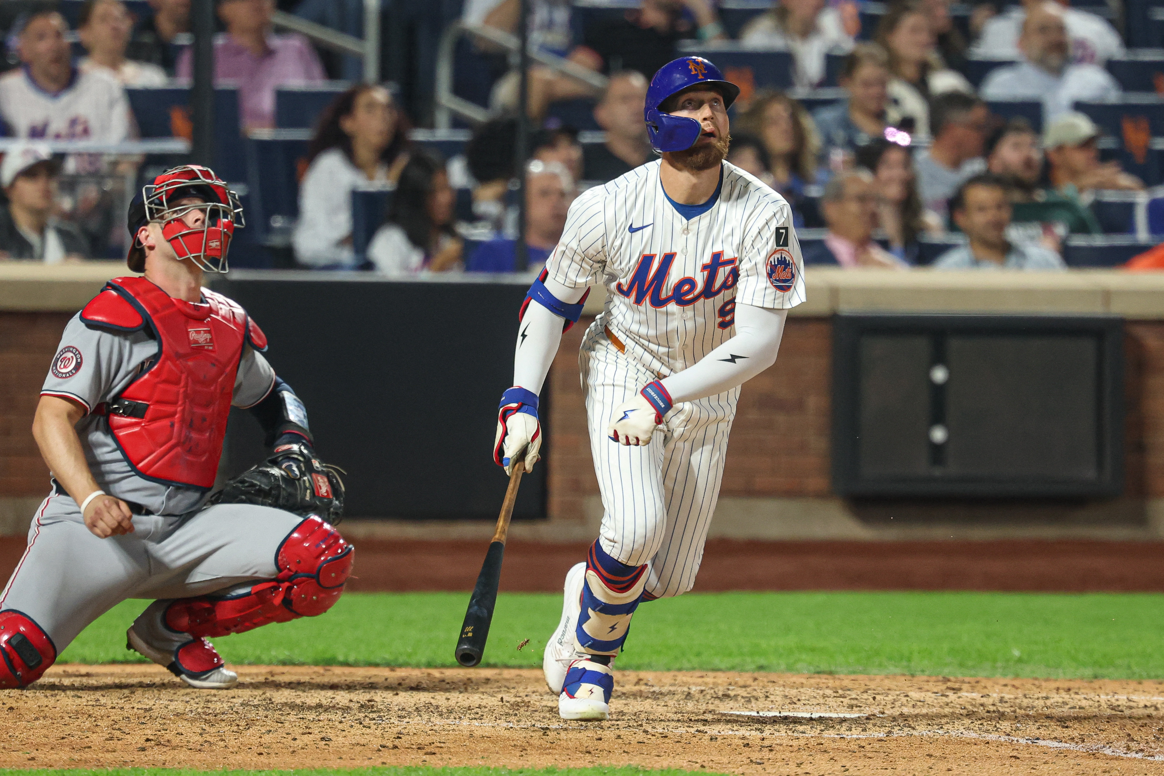 Predicting 2026 Mets' Opening Day lineup: Who's on 1st, in center? 6 Brandon Nimmo Mets home run Citi Field Nationals