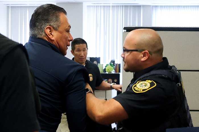 California senator accosted by Trump homeland security official