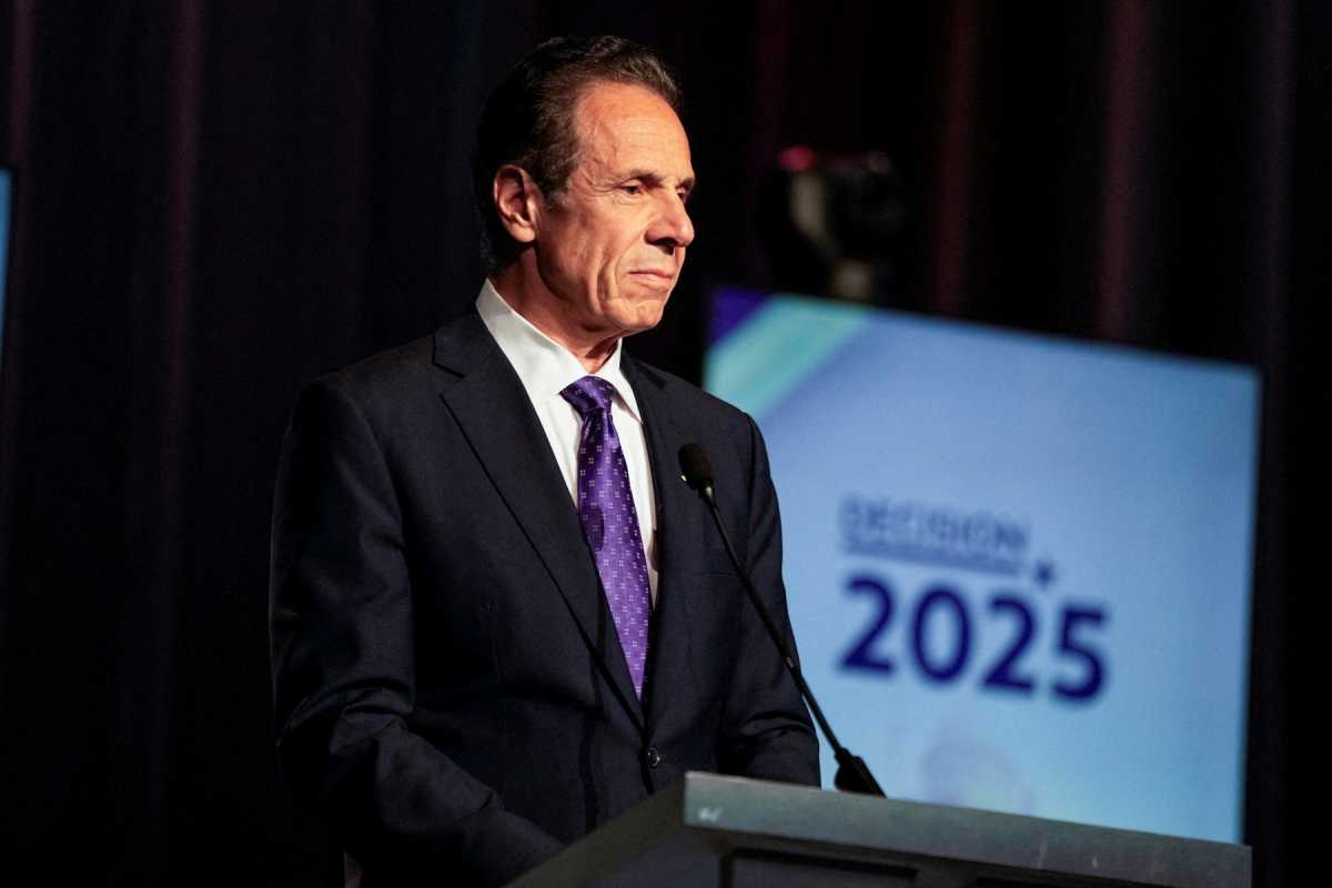 NYC Mayor's Race: Cuomo and Mamdani come under fire in final debate ahead of primary 2 Andrew Cuomo speaking at mayoral debate