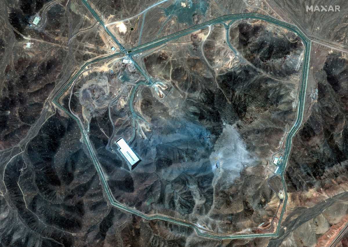 Site in Iran bombed by US