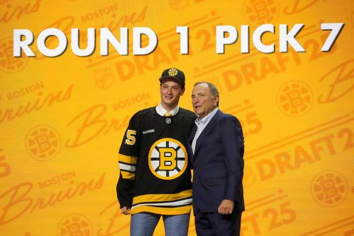 James Hagens NHL Draft Islanders Bruins