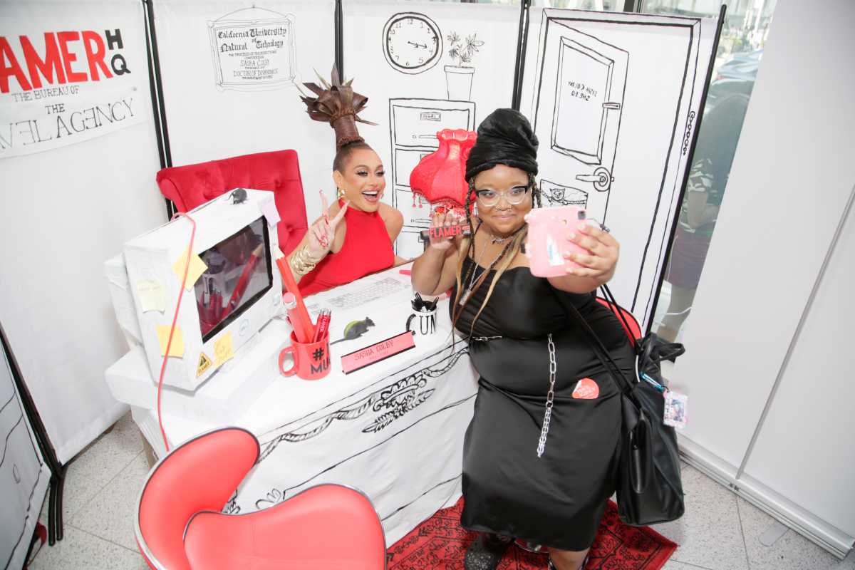 Sasha Colby attends Meet + Ki with fans at the Travel Agency on June 4, 2025 in Brooklyn, New York.  (Photo by Santiago Felipe/Getty Images for The Travel Agency)