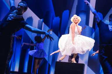 Robyn Hurder and the cast of "Smash" on Broadway