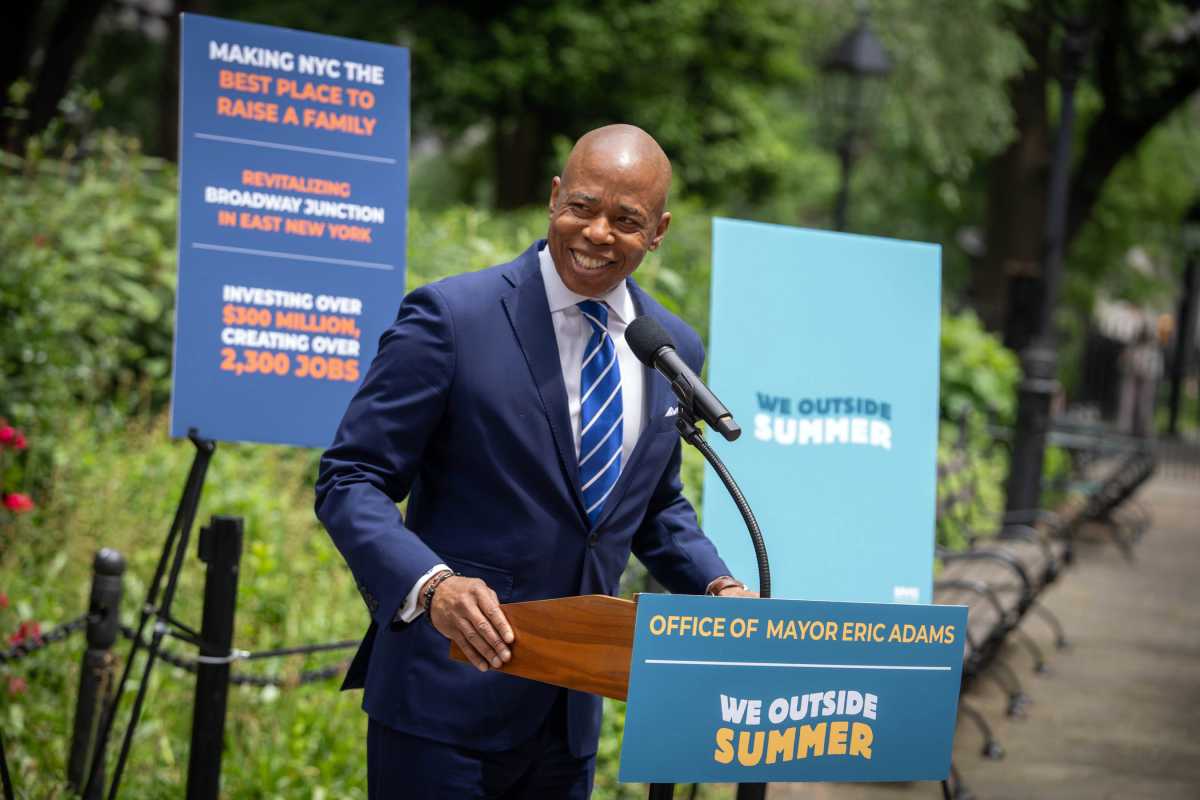E-bikes in NYC: Mayor Adams' proposed speed limit rule meets resistance from some advocates 2 Mayor Eric Adams speaks about e-bike program