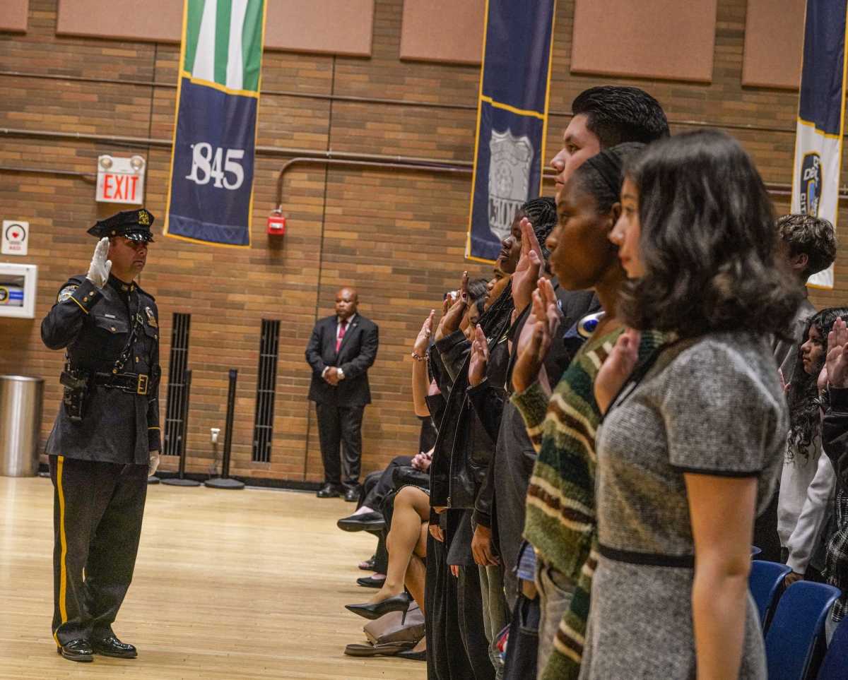 Police Commissioner for the Day: Bronx teen earns NYPD honors for essay against subway surfing 5
