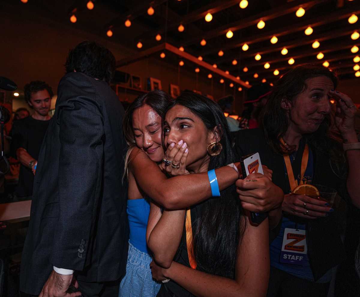 New Yorkers celebrate Mamdani's apparent win in the NYC Mayoral Primary