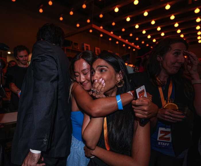 New Yorkers celebrate Mamdani's apparent win in the NYC Mayoral Primary