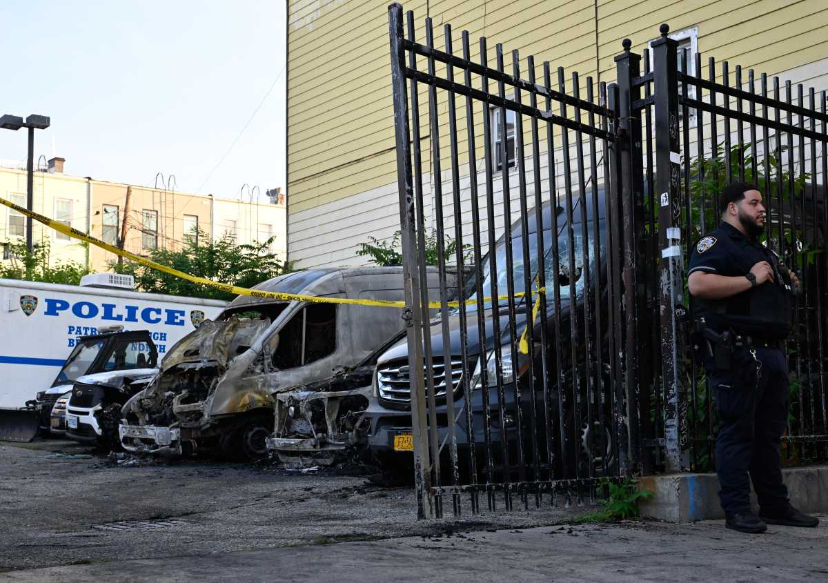 Brooklyn arsonist wanted: NYPD ups reward to $30,000 for capture of suspect who set police vehicles ablaze 3