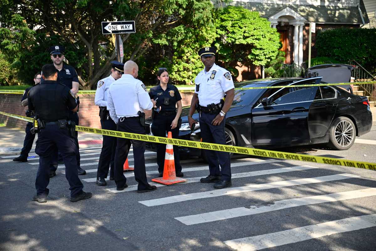 The NYPD is investigating a shooting that left two injured in Brooklyn.