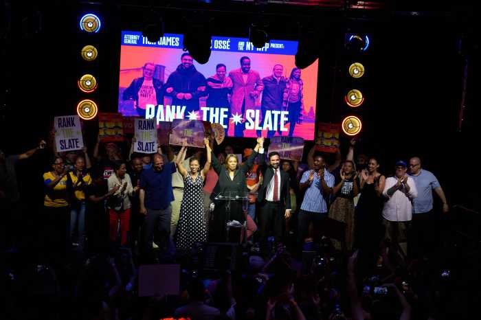 Top Democratic lawmakers and leaders from across New York convened to support four progressive mayoral candidates in a Sunday rally in Brooklyn aimed at uniting them against former Gov. Andrew Cuomo.