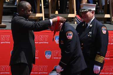 Firefighters and EMTs were awarded on Medal Day for their bravery and valor.