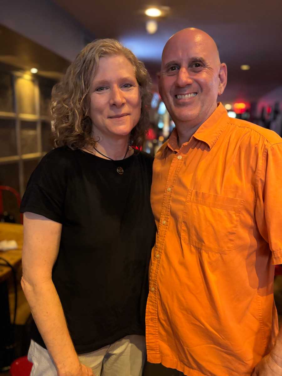 Harvey Epstein and his wife, Anita.