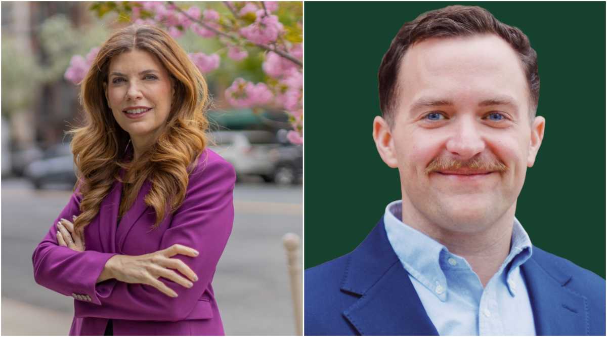 Manhattan City Council District 5 primary candidates Julie Menin and Collin Thompson