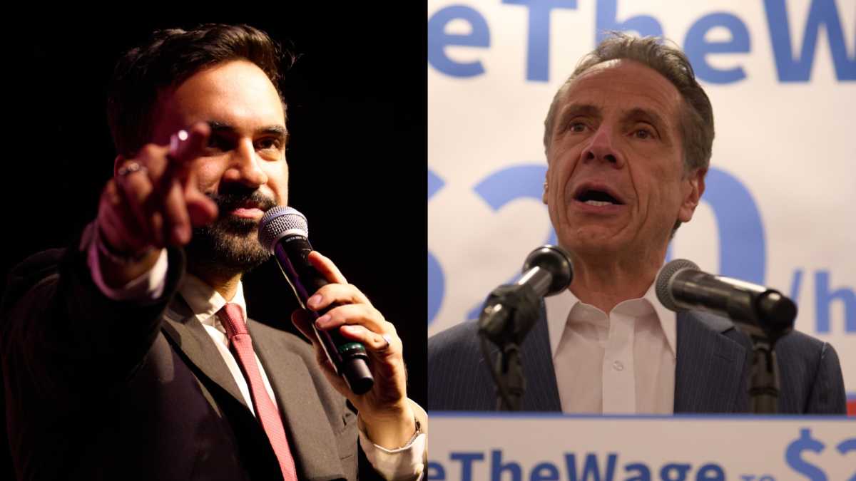 Zohran Mamdani and Andrew Cuomo in primary