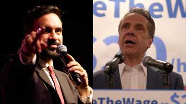 Zohran Mamdani and Andrew Cuomo in primary