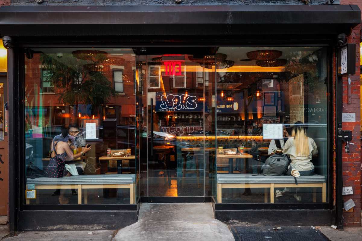 Naks, located on 1st Avenue in the East Village.