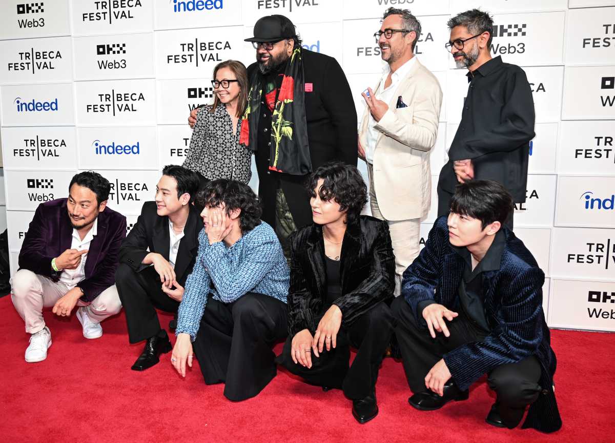 K-Pop group The Rose at the Tribeca Film Festival.