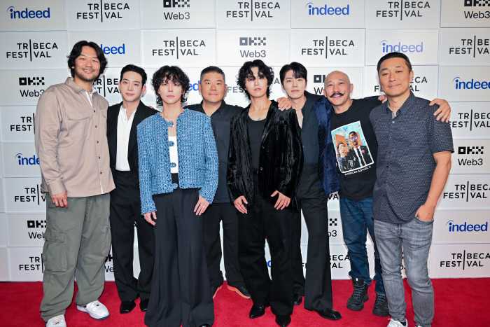 K-Pop group The Rose at the Tribeca Film Festival.