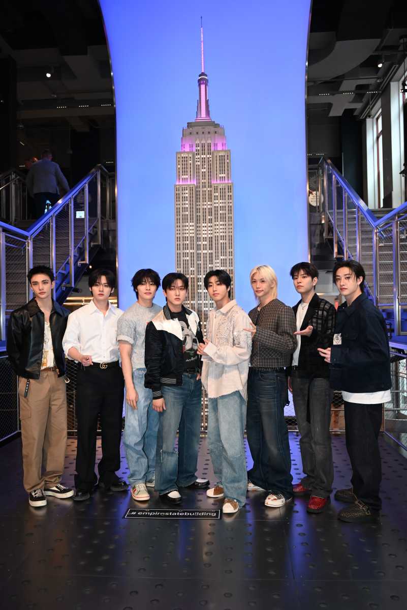 Stray Kids light the Empire State Building in honor of the healing power of music 6