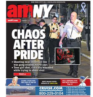 Newspaper cover