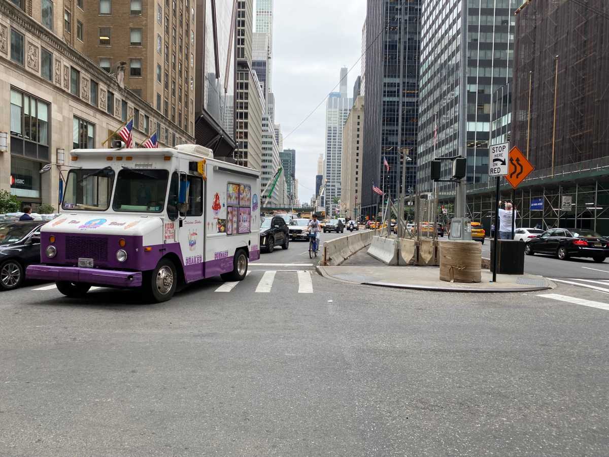 DOT picks landscape team for Park Avenue redesign, but fate of driving lanes remains unknown 3 Ice cream truck traveling along Park Avenue
