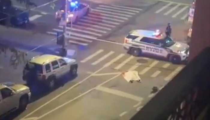 Scene where woman was shot dead in Brooklyn